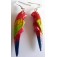 Oorbellen Colorful Parrots